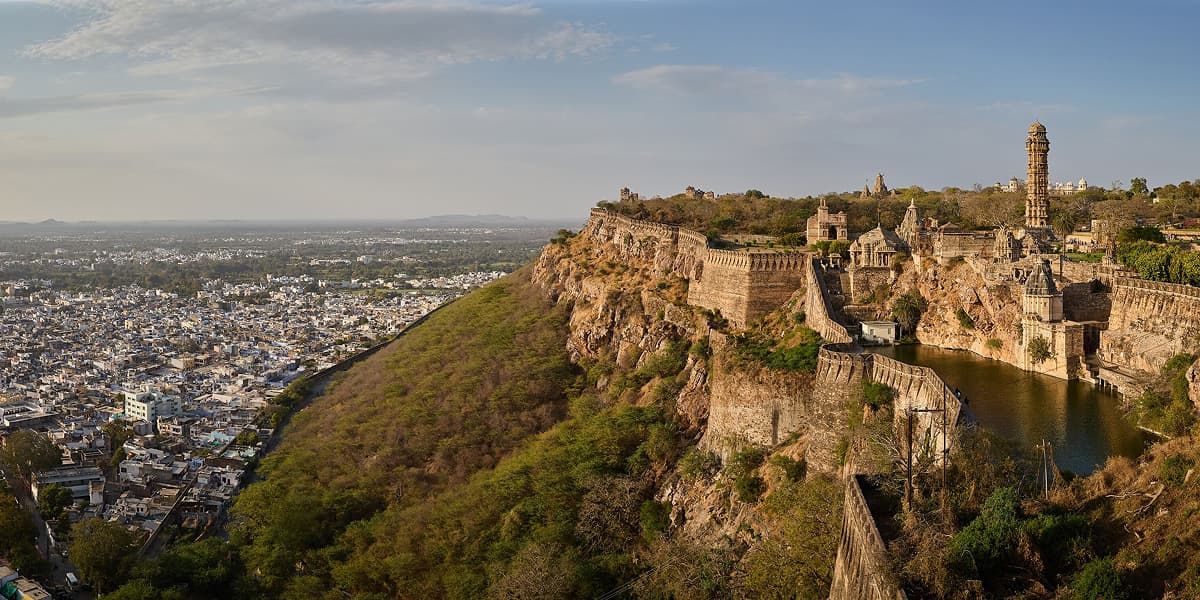 Chittorgarh Fort Aerial View