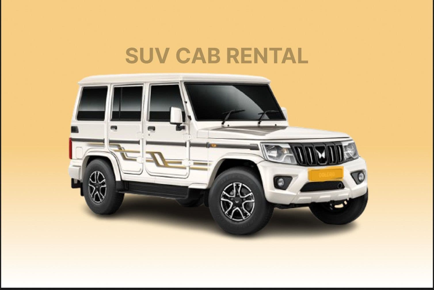 Book Mahindra Bolero SUV Cab Rental in Jaipur Mahindra Bolero Jaipur