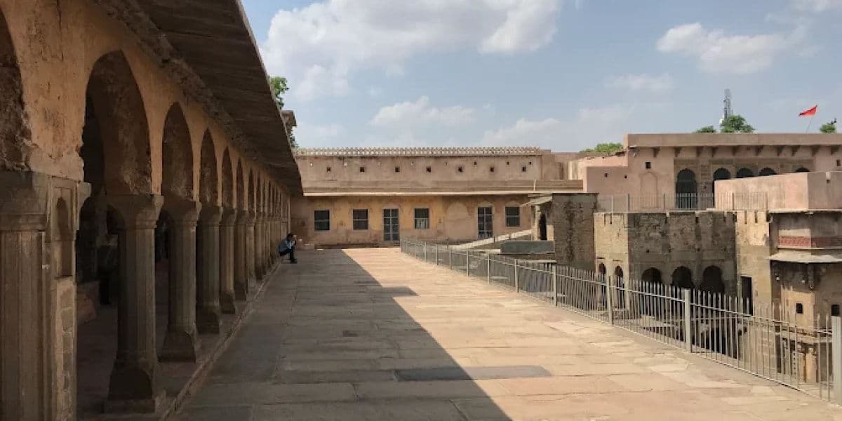 Ancient Architecture of Chand Baori Stepwell Corridors Abhaneri Stepwell Corridor