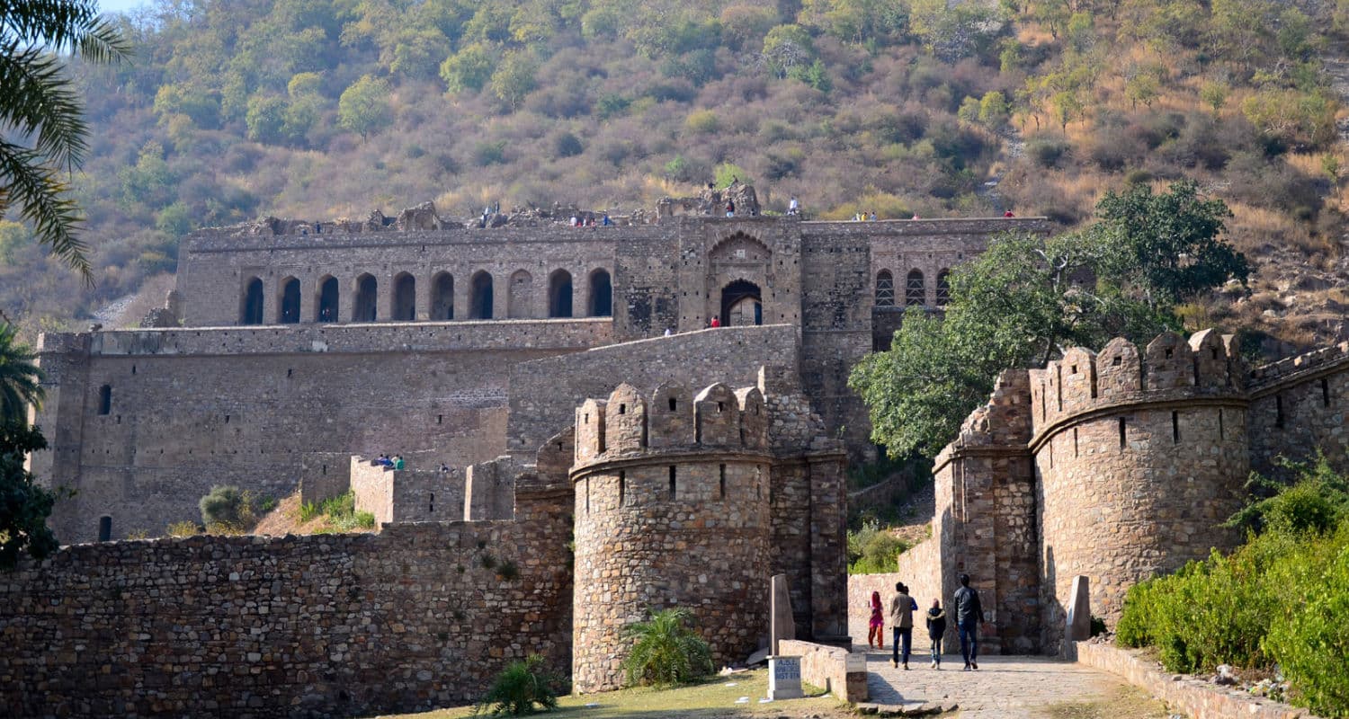 Historic main gate of Bhangarh Fort Day Trip from Jaipur Main gate of Bhangarh Fort