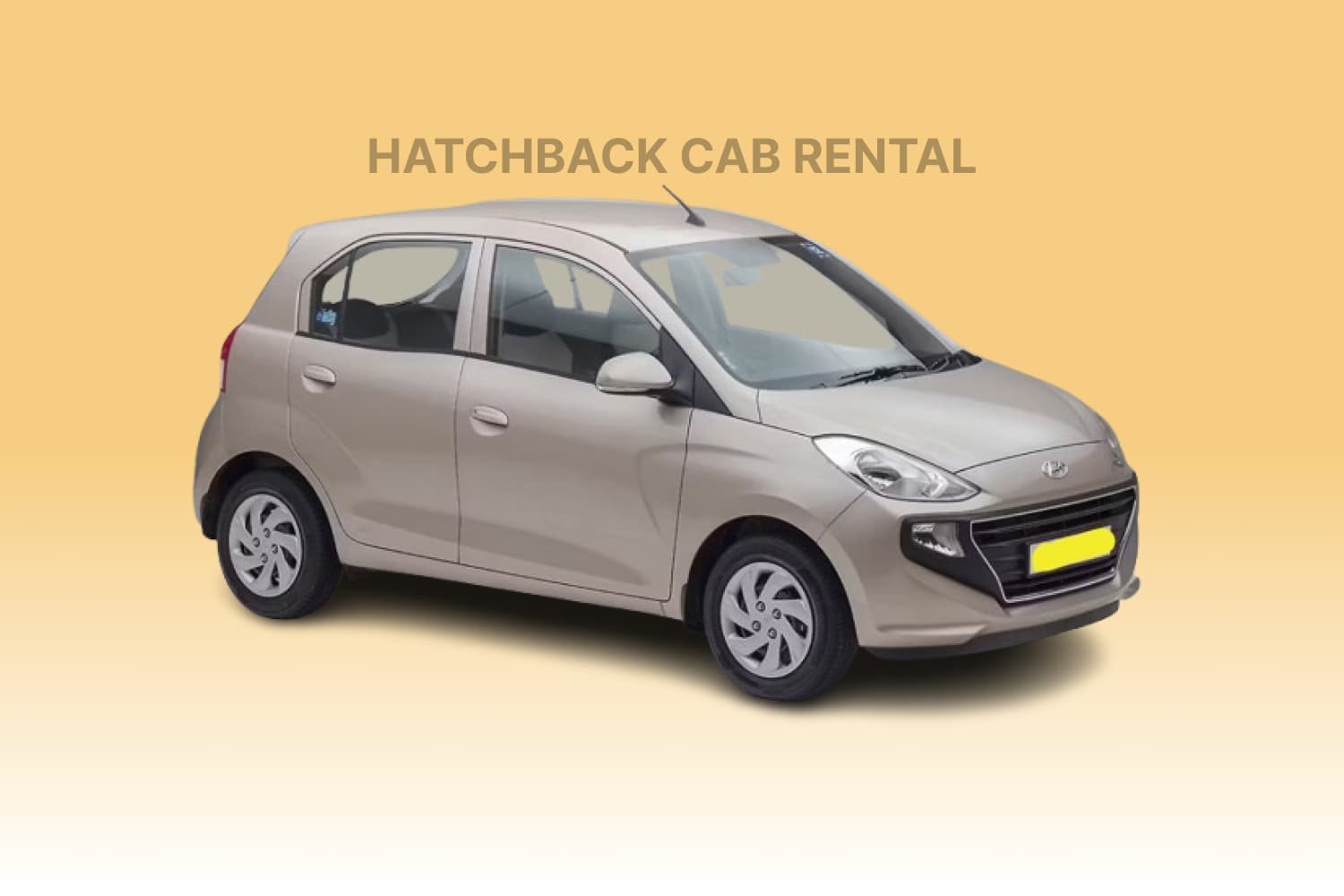 Affordable Hyundai Santro hatchback cab rental service Hyundai Santro cab rental