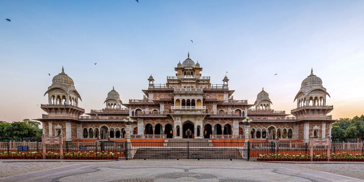 Historic Albert Hall Museum City Architecture Jaipur Albert Hall Museum Jaipur