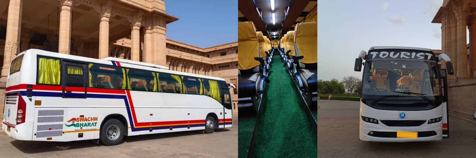 Hire Luxury Tourist Bus for Rajasthan Sightseeing Tours Luxury Tourist Bus Rajasthan