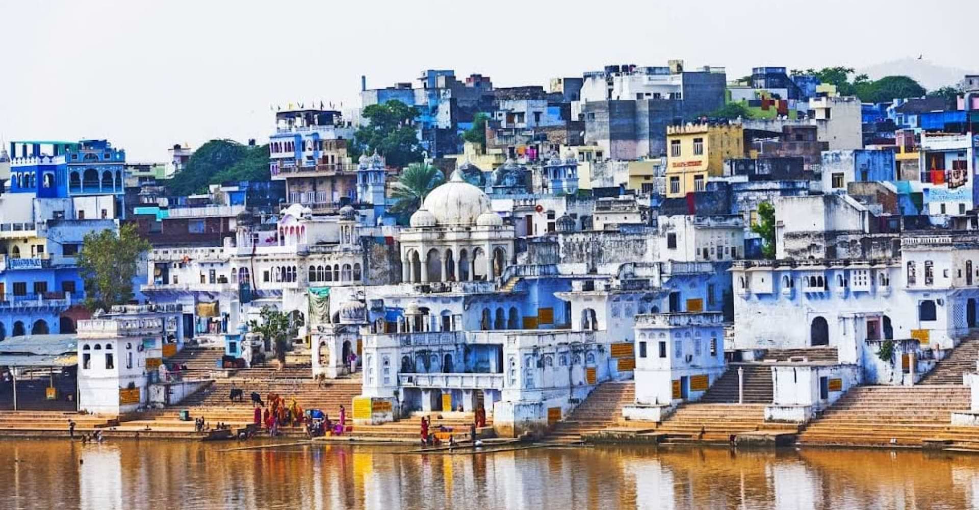 Ajmer Lake as Jaipur to Ajmer & Pushkar Taxi Tour Ajmer Pushkar Lake