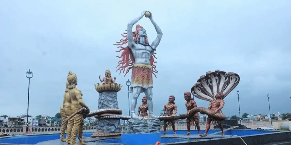 Samudra Manthan Statue and Ujjain Religious Heritage Ujjain Samudra Manthan