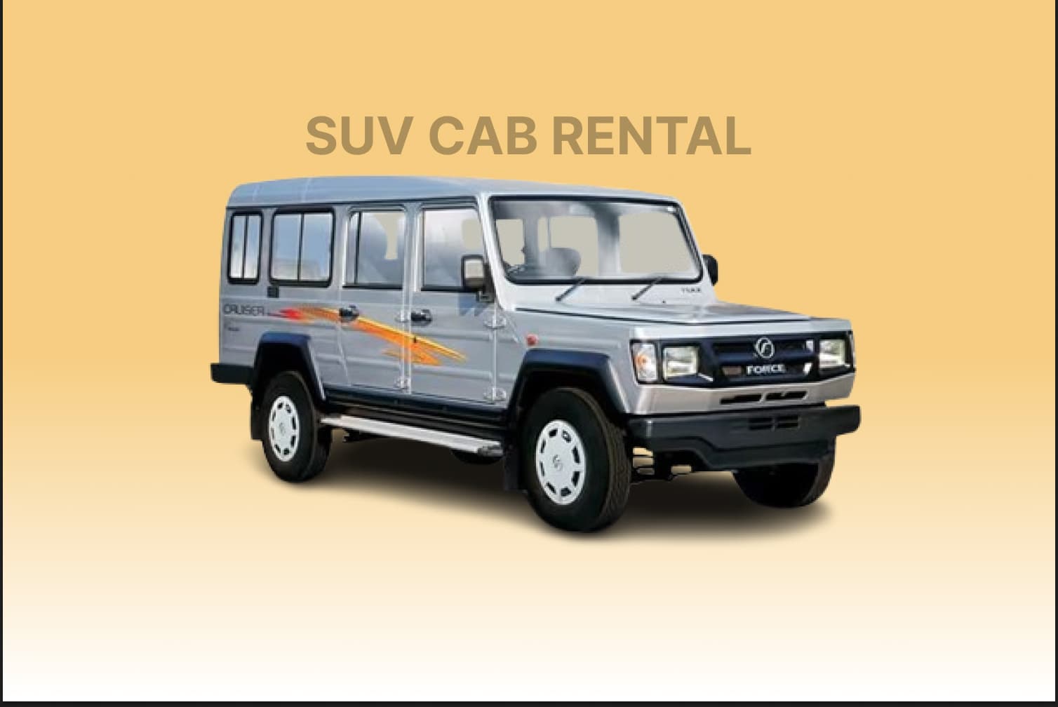 Hire Force Trax Cruiser Cab in Jaipur Force Trax Cruiser Jaipur