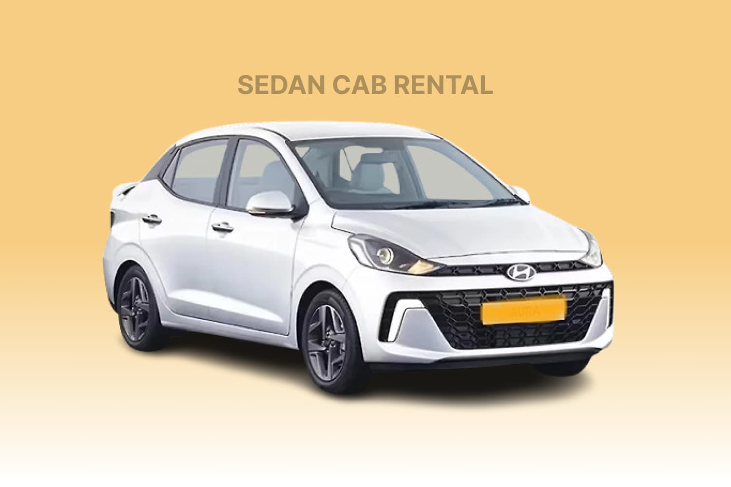 Modern Hyundai Aura sedan cab rental service in Mount Abu Hyundai Aura cab rental in Mount Abu