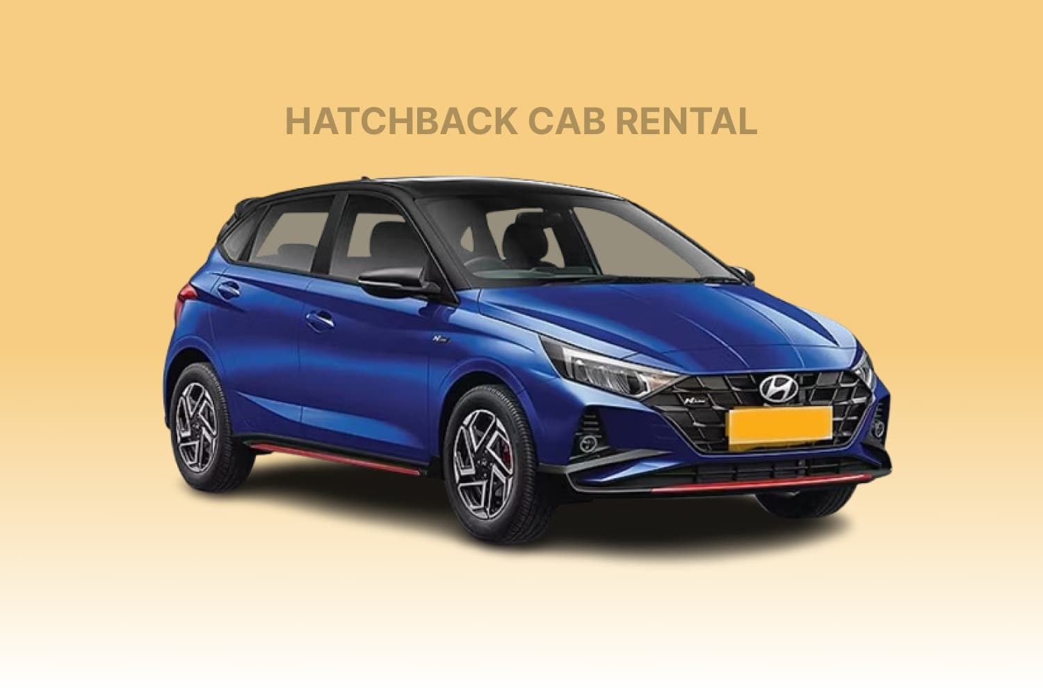 Premium Hyundai i20 hatchback cab rental service in Agra Hyundai I20 Cab Rental in Agra