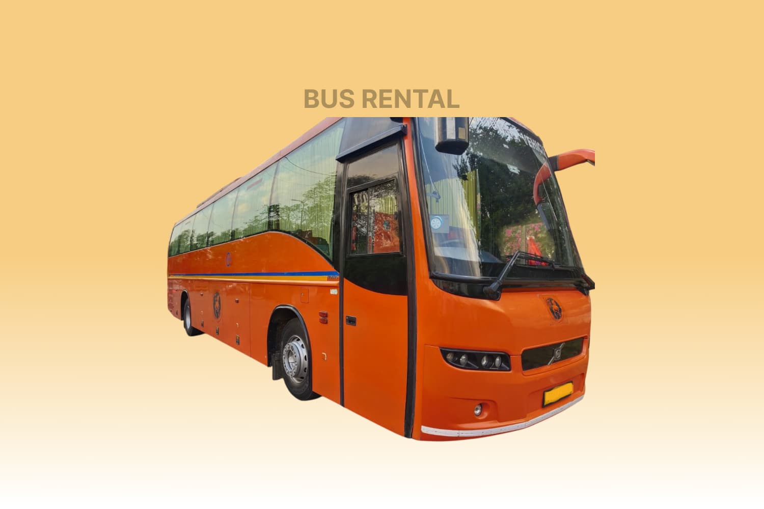 Luxury 39 Seater Volvo Bus rental service in Mount Abu 39 Seater Volvo Bus rental in Mount Abu