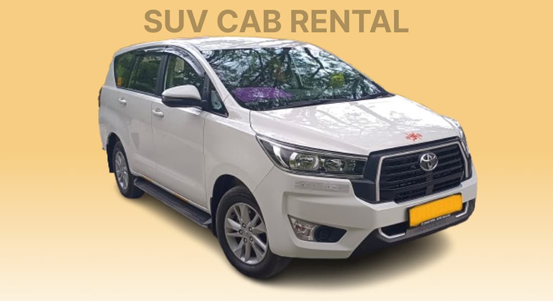 Luxury Toyota Innova Crysta SUV cab rental service in Bikaner Toyota Innova Crysta SUV cab rental in Bikaner